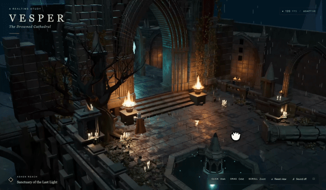 Dream Loop author-provided isometric fantasy scene preview